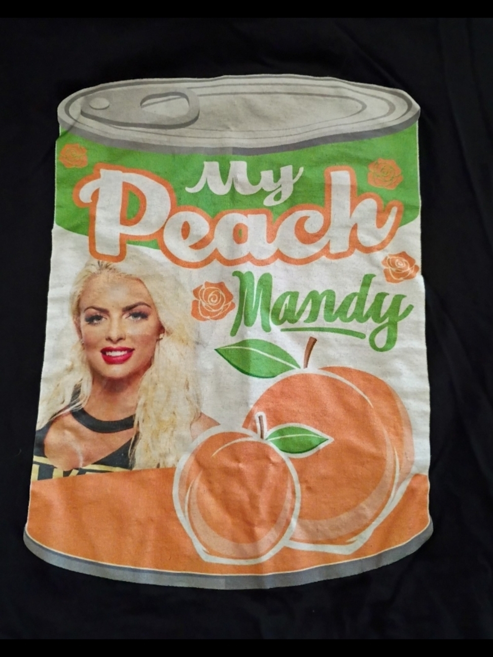 WWE - My Peach Mandy - Black Tee - 5X - OOP